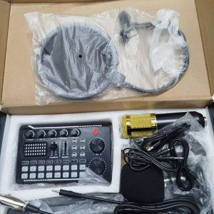 BM 800 Studio Microphone Kits With Filter V8 Sound Card Condenser Microphone Bundle Record Ktv Karaoke Smartphone Microphone